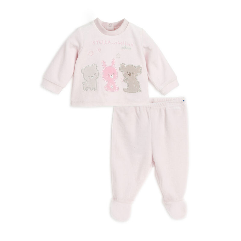 Girls Applique Smock with Legging image number null